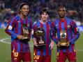 ronaldinho    et  messi  et  éto'o  les  mailleur  joueur  du  monde